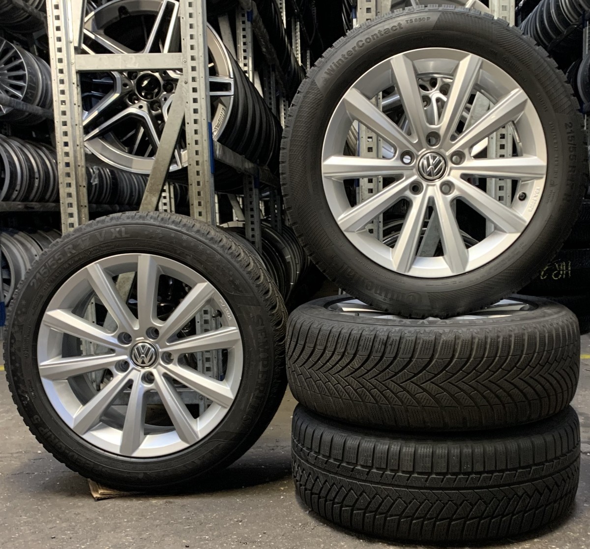 215/55R17 17インチ VW（パサート） DUNLOP ダンロップ ウインター 