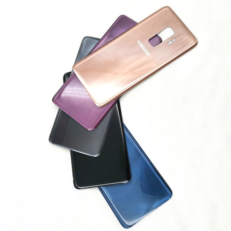 Tapa Trasera Bateria Para Samsung Galaxy S9 G960 S9+ S9 Plus G965 Adhesivo Oro - Imagen 4 de 4