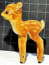 Steiff Bambi 6" Disneyesk Deer Fawn Mohair Plush with ID Button' Vintage