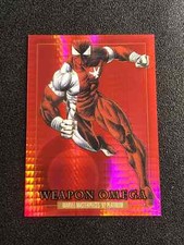 Weapon Omega 2024 Marvel Masterpieces 92 Platinum #96 Red Prism 169/492