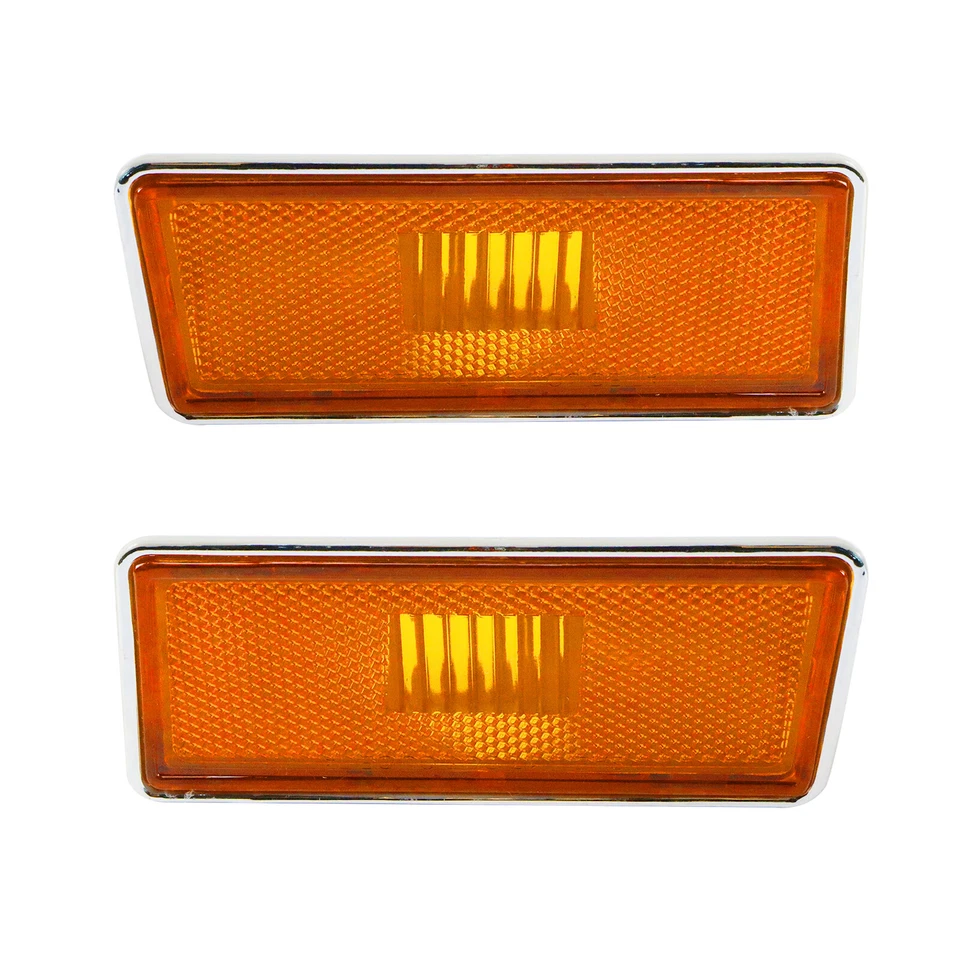 New Front Right & Left Marker Light Fits 1974-1979 Chevy Chevrolet Corvette C3 — 第 2/4 张图片