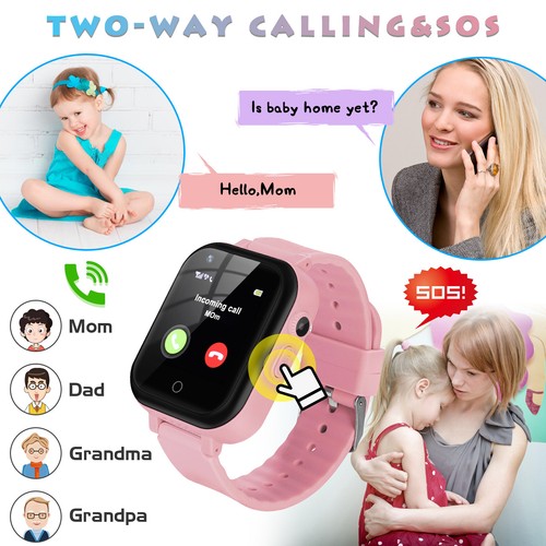 4G Reloj Inteligente Niños GPS WIFI Video Llamada SOS Impermeable Niños Teléfono Reloj NUEVO - Imagen 6 de 35