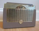 extremely rare TUBE RADIO vintage 1954 WESTINGHOUSE H-4114P portable beige NICE