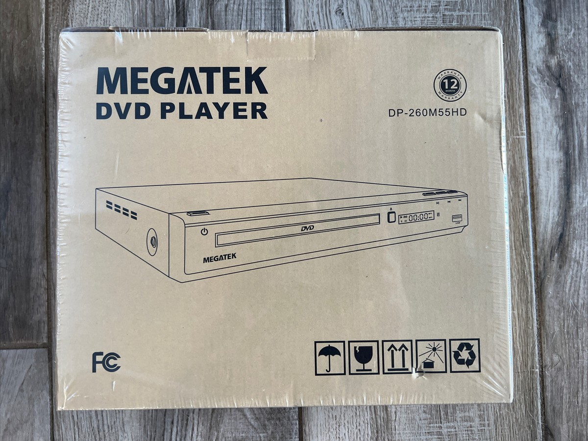MegaTek DVD Player with Remote DP-260M55HD Full 1080 HD (NEW) Free