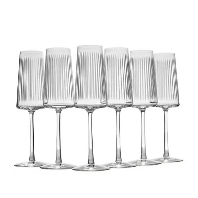 Stölzle Lausitz Soho Power Champagne Flute - Set of 6