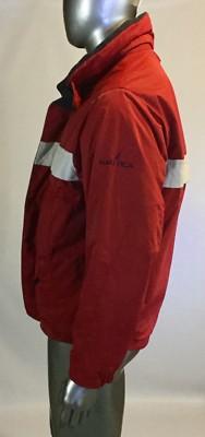 Vintage 90's Nautica Sport Jacket Windbreaker/Fleece 2 Sided W