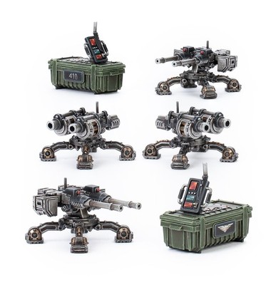 Warhammer 40k Trazior Pattern Sentry Guns - Commission Painted