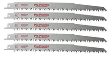 9-Inch Wood Pruning Saw Blades for Reciprocating - 5 Pack