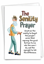 1 Birthday Card - Man's Senility Prayer - C9348BDG