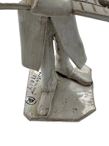 Dino Bencini Italy Signed Clay Ceramic Sculpture Professor/Engineer Teacher 9” - Picture 6 of 19