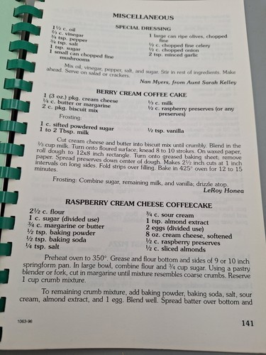 Cypress Junior Women's Club Cookbook ~ Marshall, Tx. ~ 1996 - Picture 18 of 18