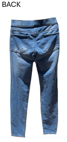 So Girls Blue Jeans Skinny Pull On Denim Pants Stretch Adjustable Waist Size 10 - Picture 3 of 5