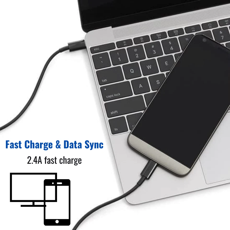 Type-C USB Charging Charger Cable For Samsung Galaxy S20 FE A13 A22 A32 A52 LOT - Image 4 of 4