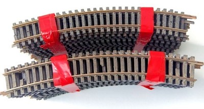 25  HO Gleise / Schienen Fleischmann   gebogen Modelleisenbahn /W37