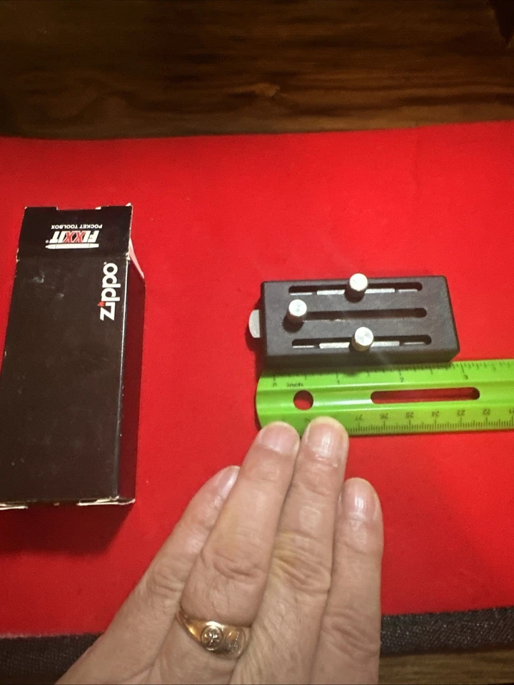 Vintage Zippo Fixit Caixa de Ferramentas de Bolso Faca e Parafuso Dri Publicidade, Muito Limpo - Imagem 2 de 4