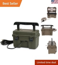 12v Battery Box Kit - Portable Compact Waterproof Sealed Battery Charging Box...