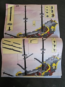 LEGO Set 6285 Manual Instructions ONLY Black Seas Barracuda 1989