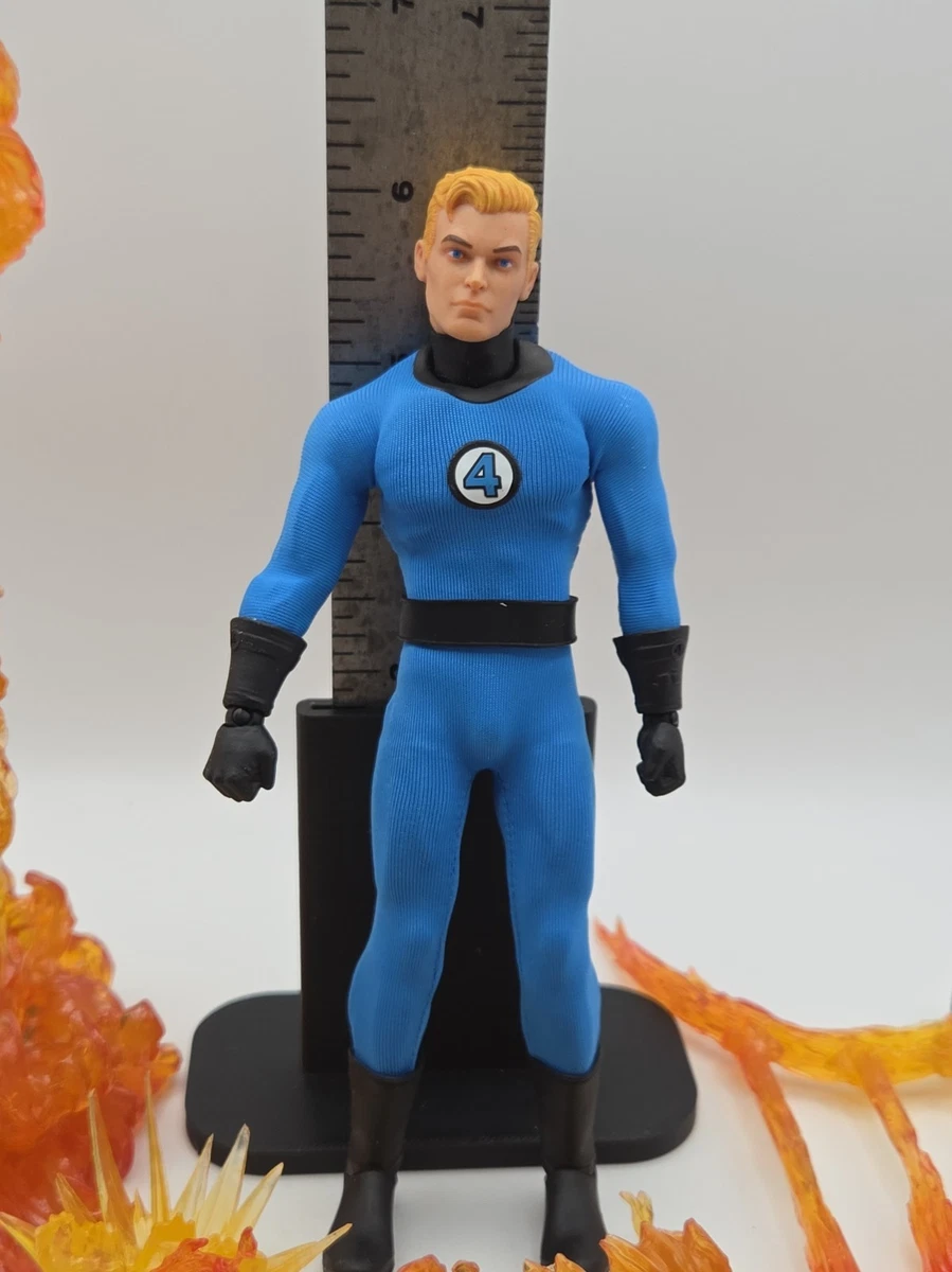 HUMAN TORCH MARVELS FANTASTIC FOUR JOHNNY STORM MEZCO ONE:12 LOOSE ACTION FIGURE