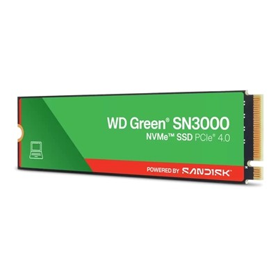 Wd Green Sn3000 WDS200T4G0E-00CPS0 2Tb Nvme Ssd M.2 Interface PCIE Gen4 2280 Rea