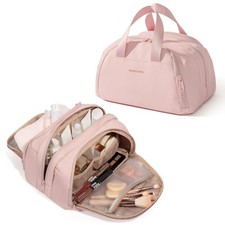 Small Travel Makeup Bag, Waterproof Toiletry  Cosmetic Organizer with Leakpr...