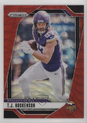 2024 Panini Prizm Red Wave Prizm 28/149 TJ Hockenson #188 0q21