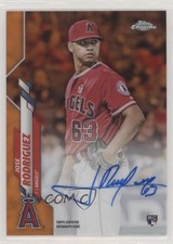 2020 Topps Chrome Rookie Orange Refractor 3/25 Jose Rodriguez #RA-JRO Auto 4k8
