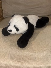 FAO Schwartz 2020 Panda Plush Stuffed Animal 14" Black White Bear