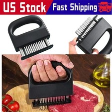 Meat Tenderizer with 48 Ultra Sharp Stainless Steel Needle Blades BBQ Tool