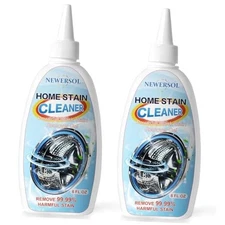 Black Stain Remover Gel Washing Machine Cleaner Housefold 8 Fl Oz (Pack of 2)