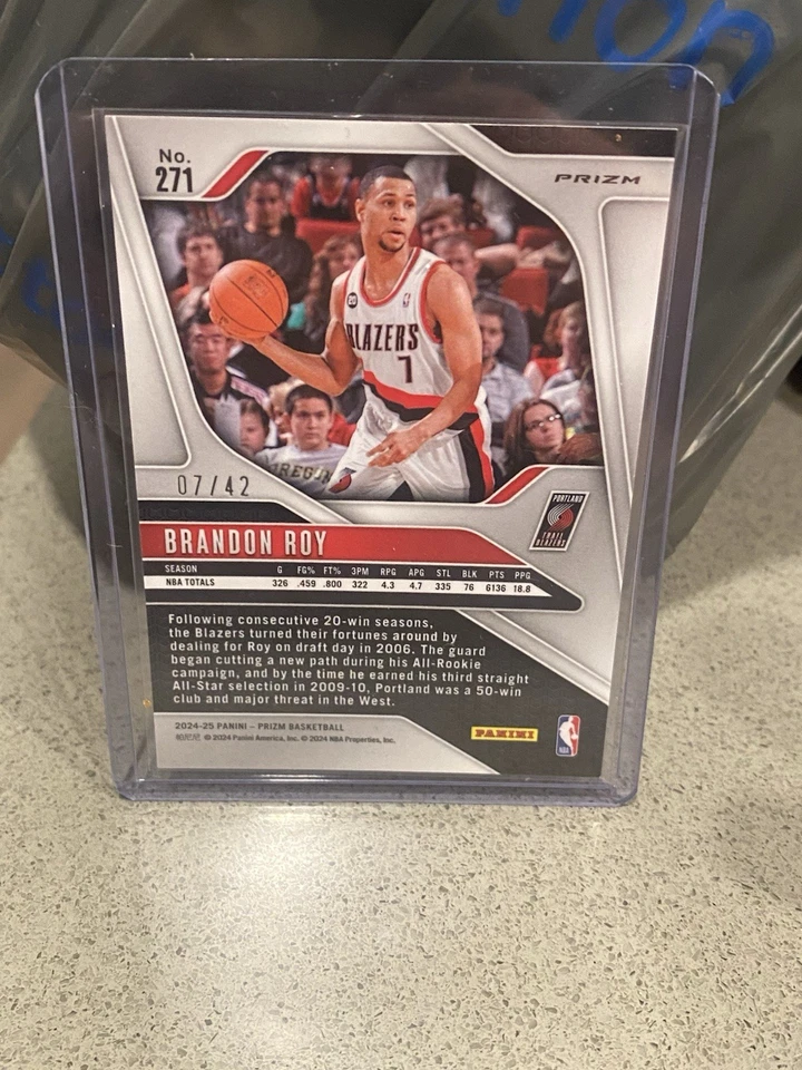 24/25 Panini Prizm Legends Pink Pulsar  /42🔥🔥 Brandon Roy  - Image 2 of 2