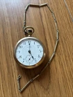 Antique Waltham Traveler Pocket Watch Early 1900-(non working)