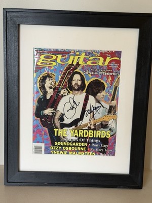 Magazine Signed by Eric Clapton And Jeff Beck PSADNA COA