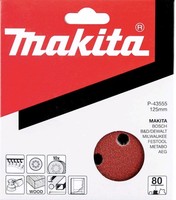 10Er Pack Schleifpapier Rund, Makita P-43555 Holz - SchleifbläTter 80