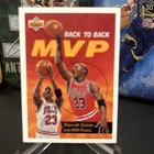 1992-93 Upper Deck Michael Jordan MVP Back to Back Chicago Bulls Card 67