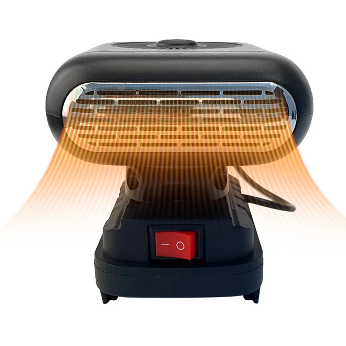 Tragbare 12–21V Auto-Heizung Mit 360° Drehung & 2 USB-Ports – Für 18V Akkus (ohne Batterie)