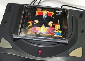 SNK NEO GEO NeoGeo CDZ CD-Z CD-T02 Console with Stick Controller Game Tested