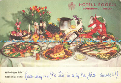 D137908 Hotel Eggers Göteborg Schweden schwedische und ausländische Spezialitäten