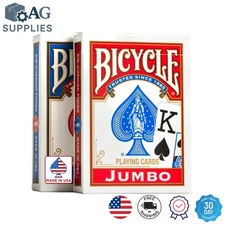 Jumbo Index Playing Cards 2 Pack – Easy Read Poker Size Deck for Family Fun