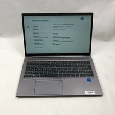 HP ZBook Firefly 15 G8 Mobile Workstation i7-1185G7 16GB RAM 512GB SSD No OS