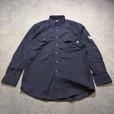 Tyndale FR Shirt Mens Medium Flame Resistant APTV 8.6 Cal HRC 2 Made In USA