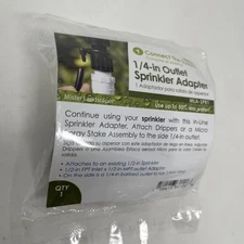 Mister Landscaper  1/4” Outlet Sprinkler Adapter 234223 MLA-SPR1 for Drip Spray
