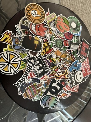 100 Skateboard Streetwear Stickers Laptop Luggage Decals Dope Sticker Lot No Dup