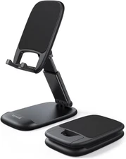 Lamicall Cell Phone Stand for Desk - [Height Adjustable] Foldable Mobile Phone H