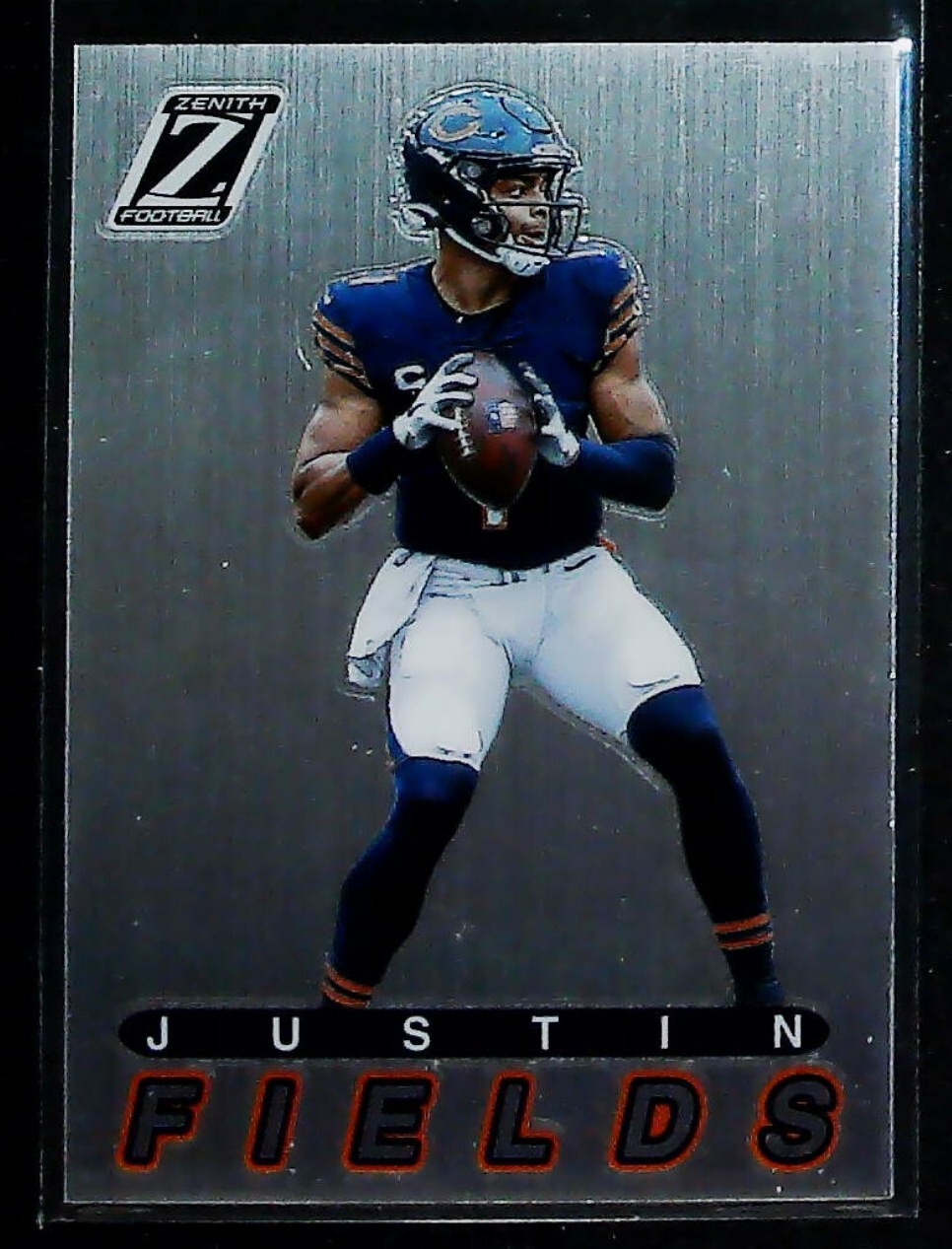 2023 Panini Zenith Justin Fields 1994 Pacific Silver #13 Chicago Bears