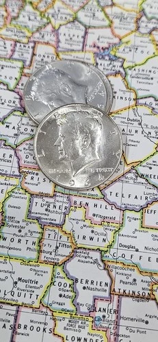 Silver 1964 Kennedy 50c UnCirculated Mint State