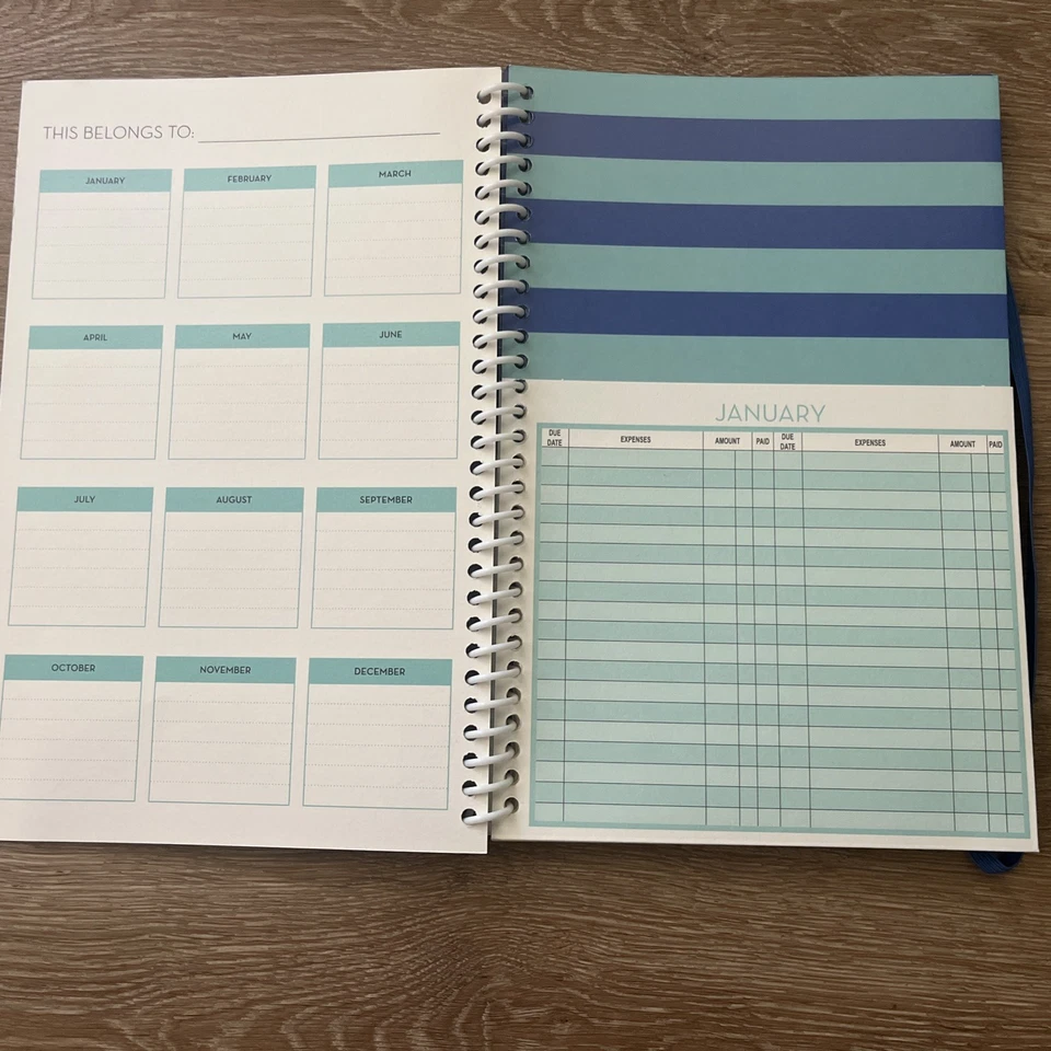 Home Bill / Finance Organizer With Pockets - Monthly Budget - Planner - Tracker - Image 3 of 4