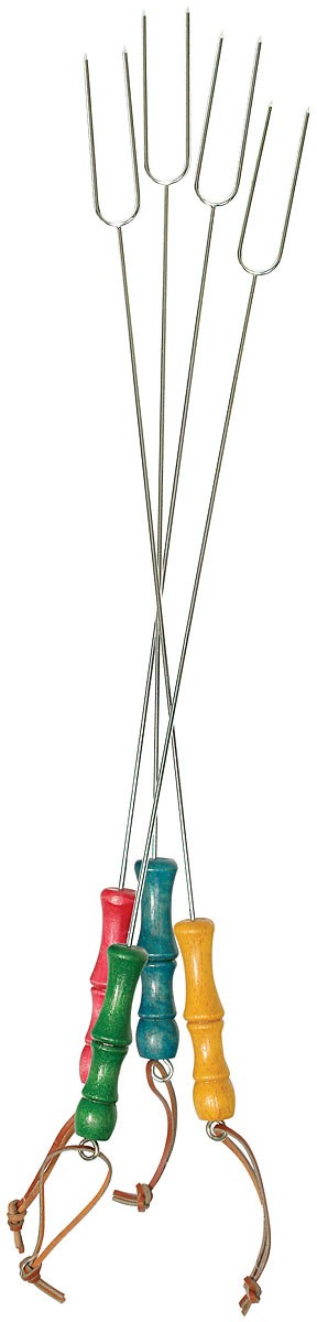 Набор вилок для пикника Rome - Яркая хромированная сталь разные цвета 22 7990₽