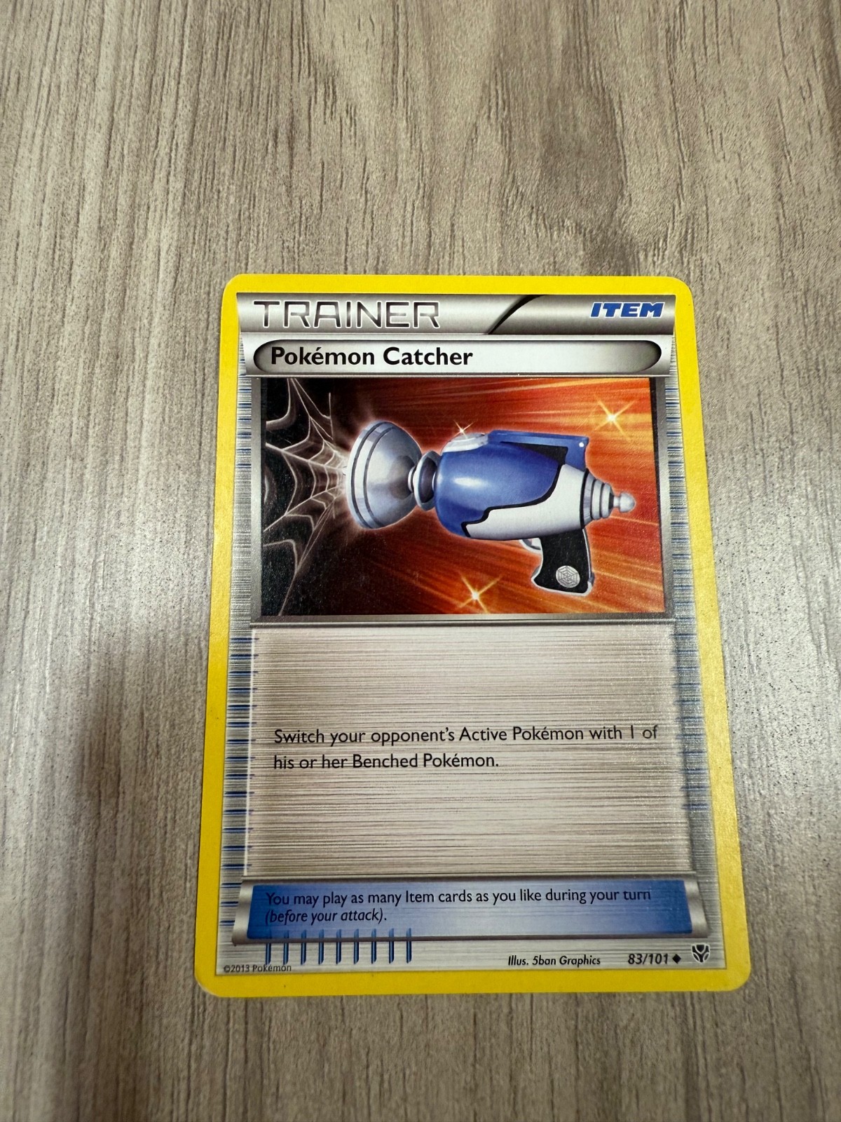 2013 Pokemon Catcher 83/101 Plasma Blast Regular