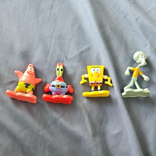 SpongeBob SquarePants Mini Figure Set Lot of 4: SpongeBob Patrick Mr. Krabs