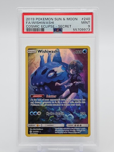 Wishiwashi graded PSA 9 for sale on eBay